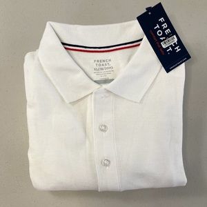 French Toast Long Sleeve Polo Shirt